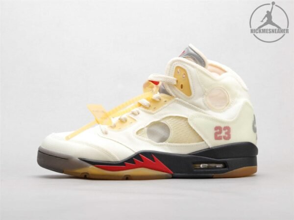 OFF-WHITE x Air Jordan 5 “Sail” 40-47.5