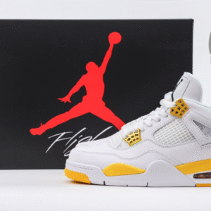 Air Jordan 4 Retro White Yellow Size36-48.5(RUN 1 SIZE BIGGER THAN NIKE SIZE)