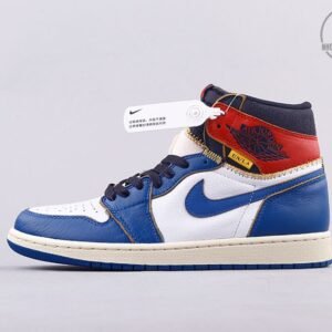 Union X Air Jordan 1 Retro High OG NRG blue black red stitching size5-11