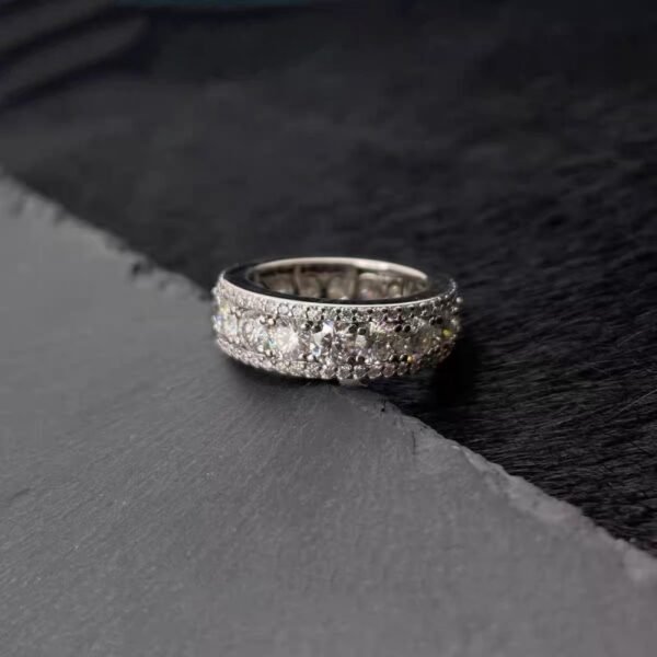 925 Silver Moissanite Ring