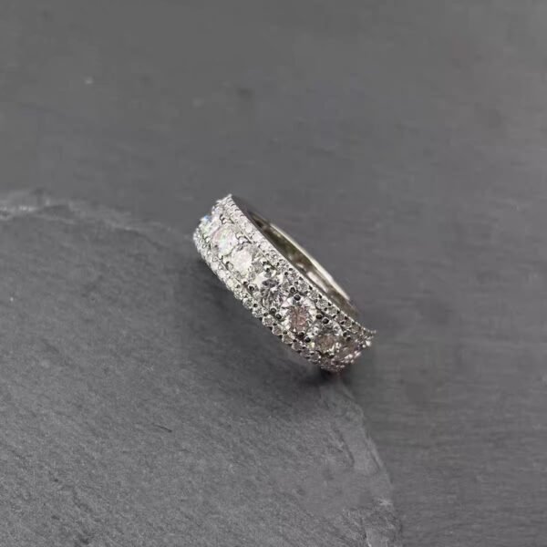 925 Silver Moissanite Ring - Image 4