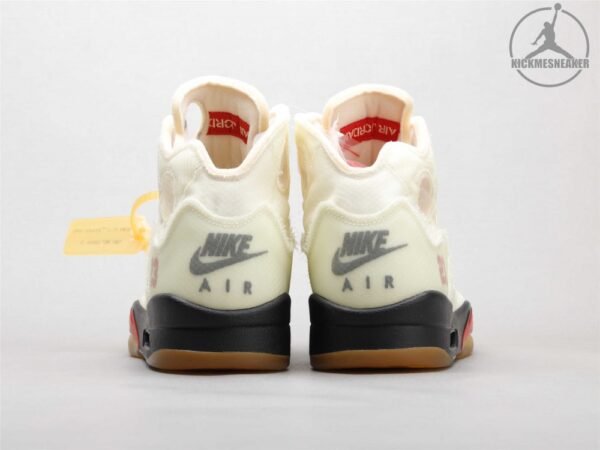 OFF-WHITE x Air Jordan 5 “Sail” 40-47.5 - Image 6