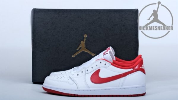 Air Jordan 1 Retro Low White Varsity Red size 40.5-47.5