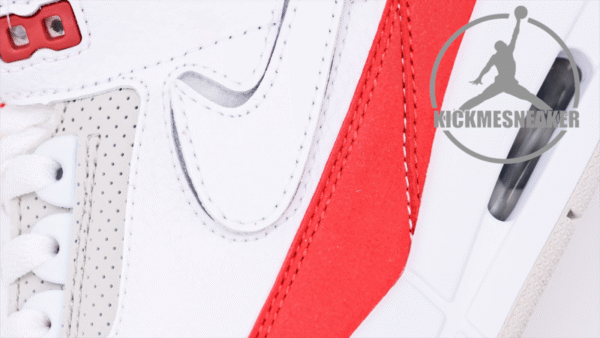 Air Jordan 3 Retro Tinker White University Red Size 40-47.5 - Image 7