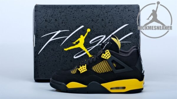 Air Jordan 4 Retro Thunder black threads（2023）Size 40.5-48.5