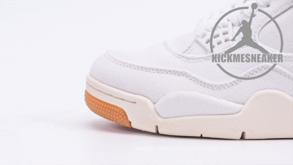 Air Jordan 4 Levi's White Size 40-47.5 - Image 6