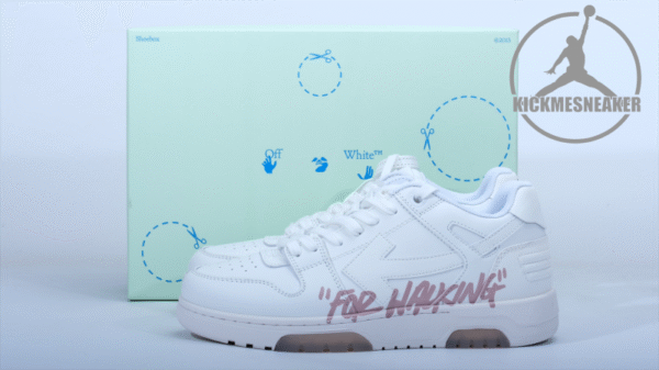 OFF-WHITE Out of Office Low For Walking Pink White Size 36-47