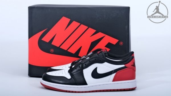 Air Jordan 1 Retro Low Black Toe Size40.5-47.5