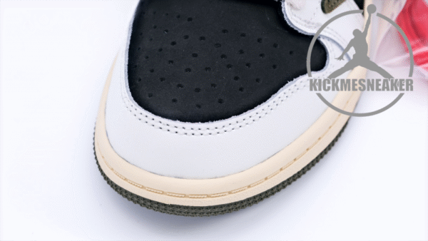 Travis Scott x Air Jordan 1 Low Olive （child）Size 27.5-35 - Image 8