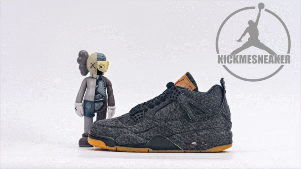 Air Jordan 4 Levi's Balck Size 40-47.5 - Image 5