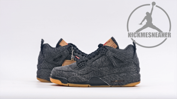 Air Jordan 4 Levi's Balck Size 40-47.5 - Image 4