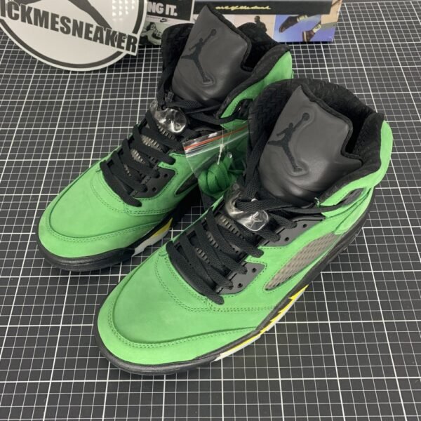 Jordan 5 Retro SE Oregon Apple Green&Black-YellowSrike-Black SP 40-46 - Image 3