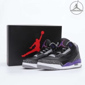 Air Jordan 3  Retro Black Purple  40-47.5