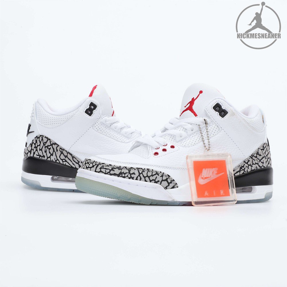 Air Jordan 3 Retro Free Throw Line White Cement 40-47.5 - Image 4