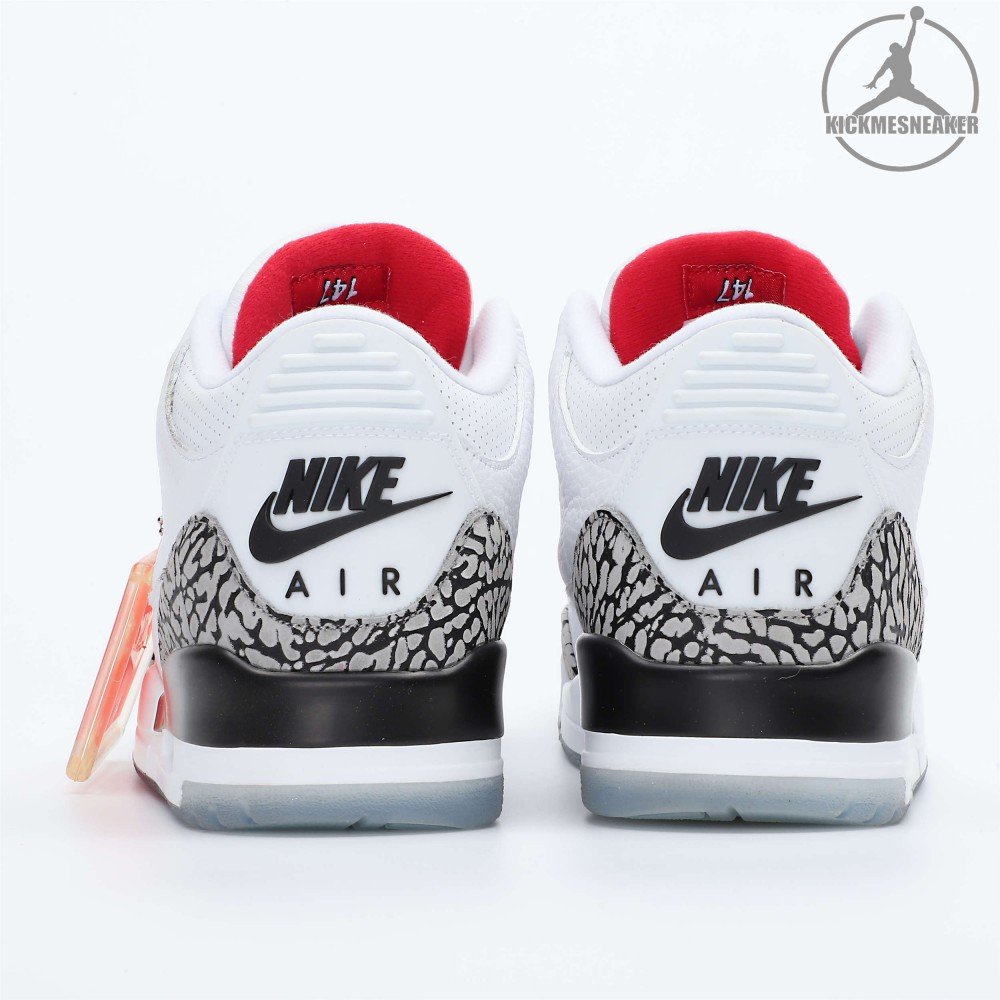 Air Jordan 3 Retro Free Throw Line White Cement 40-47.5 - Image 5