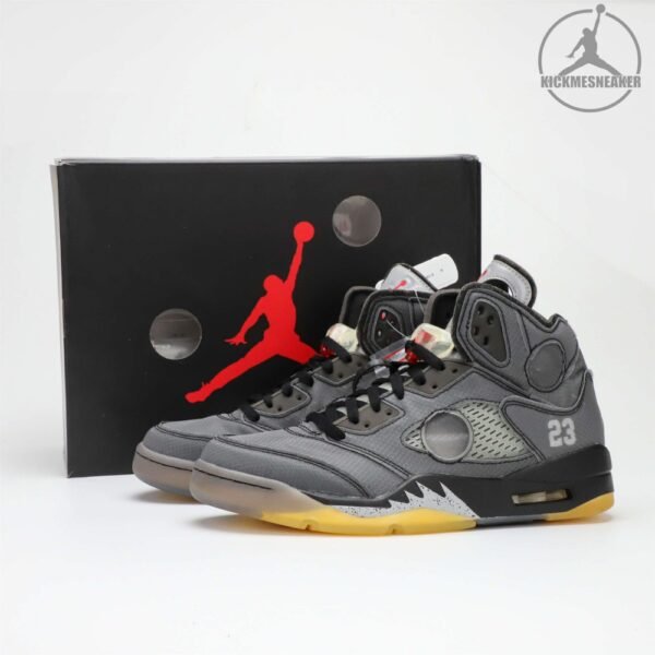 Off-white x Air jordan 5 retro SP black cicada wing 40-47.5
