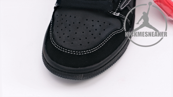 Travis Scott x Air Jordan 1 Low Black Phantom （child） Size 27.5-35 - Image 4