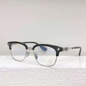 Chrome heart glasses