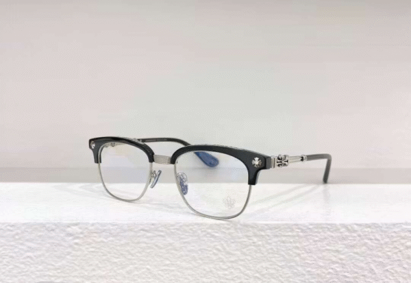 Chrome heart glasses