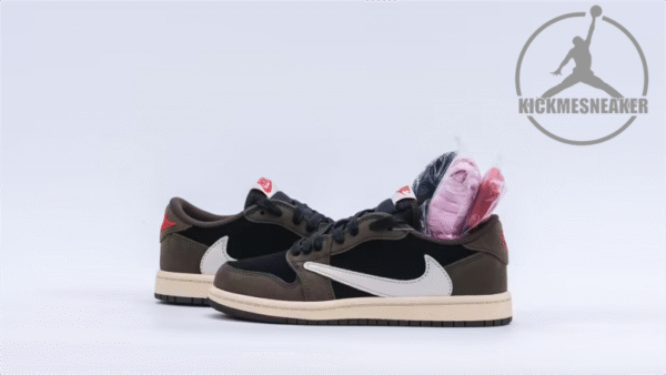 Travis Scott x Air Jordan 1 Low Mocha （child） 27.5-35 - Image 4