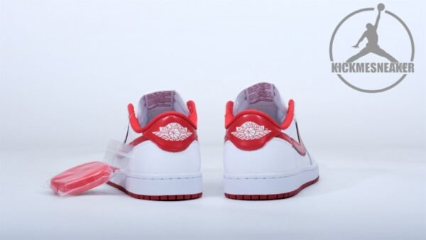 Air Jordan 1 Retro Low White Varsity Red size 40.5-47.5 - Image 4