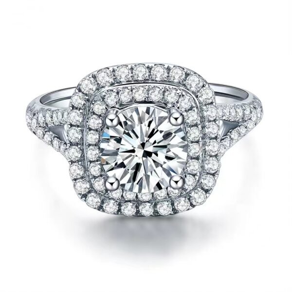 3 Carat mossinate ring（contact customer for size） - Image 2