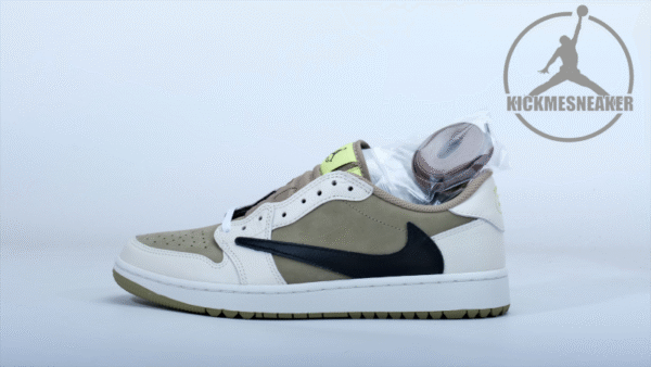 Travis Scott x Air Jordan 1 Low Golf Olive Size 36-47.5 - Image 3
