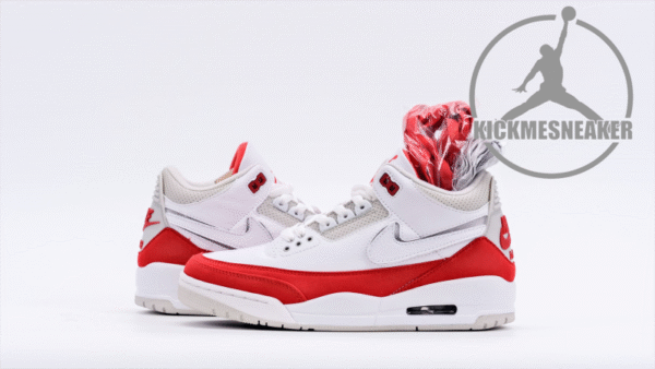 Air Jordan 3 Retro Tinker White University Red Size 40-47.5 - Image 3