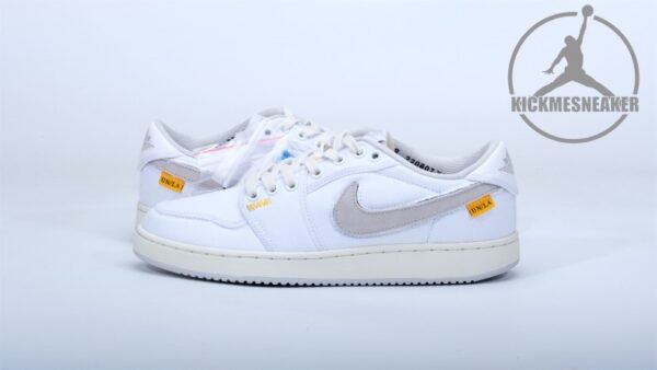 Union LA x Air Jordan 1 Low White Canvas 40-46 - Image 2