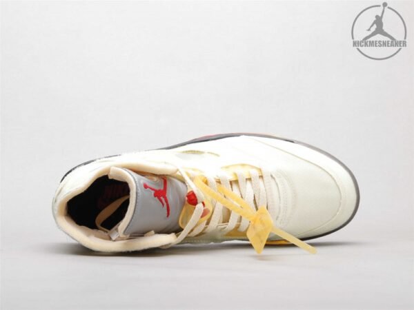 OFF-WHITE x Air Jordan 5 “Sail” 40-47.5 - Image 4
