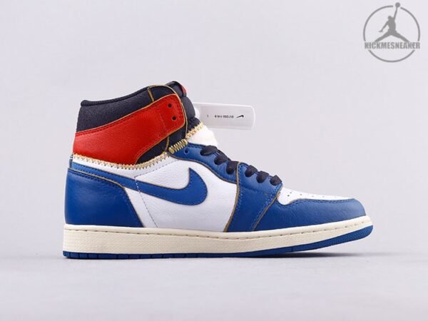 Union X Air Jordan 1 Retro High OG NRG blue black red stitching size5-11 - Image 4