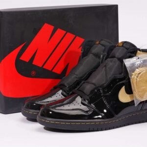 Air Jordan 1 High OG black gold patent leather SP40-47.5